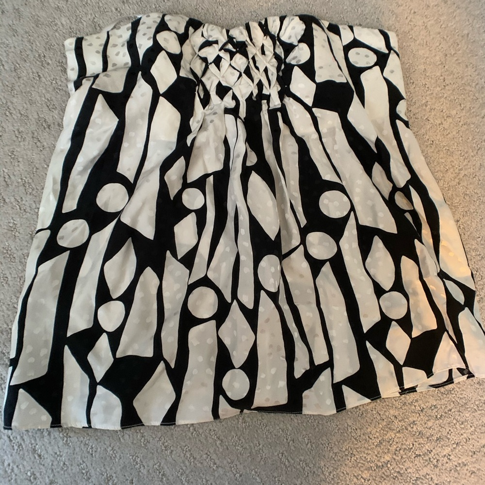 White House Black Market Strapless Top